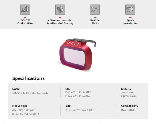 MRC-UV-Filter-Mavic-Mini-2