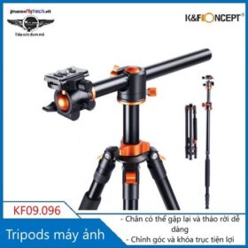 Chân máy ảnh Tripod máy ảnh cao cấp chuyên nghiệp K&F concept KF09.096