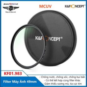 Filter máy ảnh MCUV 49mm K&F Kính lọc màu chuyên nghiệp cao cấp KF01.983