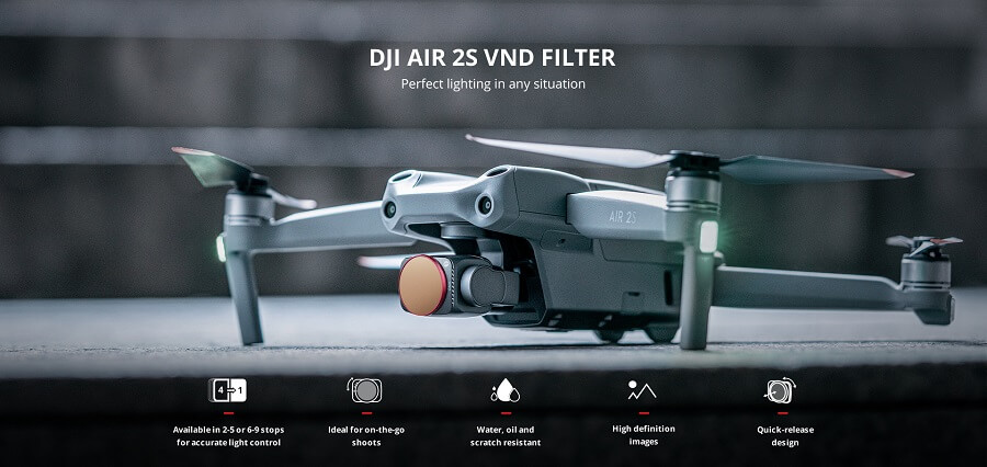 Mavic-Air-2S-VND-Filter-(6-to-9-stop)-4in1