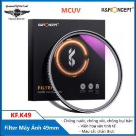 Filter máy ảnh MCUV 49mm K&F Kính lọc màu chuyên nghiệp cao cấp KF.K49