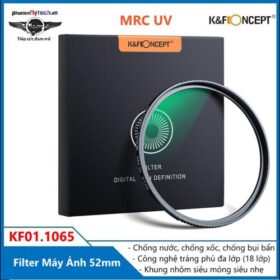 Filter máy ảnh MCUV 52mm K&F Kính lọc màu chuyên nghiệp cao cấp KF01.1065