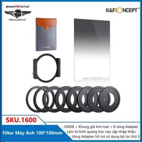 Bộ filter máy ảnh GND8 + Adapter 100x150mm K&F Kính lọc màu chuyên nghiệp cao cấp SKU.1600