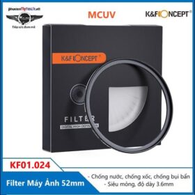 Filter máy ảnh MCUV 52mm K&F Kính lọc màu chuyên nghiệp cao cấp KF01.024